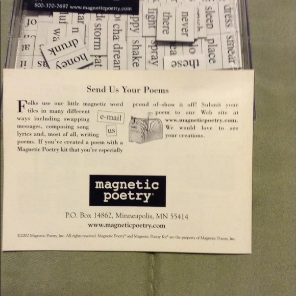 A Guide To Magnetic Poetry Refrigerator Magnets - Picture 2 of 2